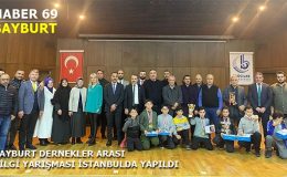 Bayburt Dernekler Arası Bilgi Yarışması İstanbul’da Yapıldı