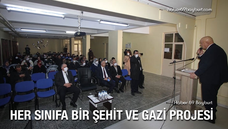 Her Sınıfa Bir Şehit ve Gazi Projesinin Tanıtımı Yapıldı