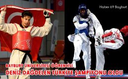 Bayburt Üniversitesi Öğrencisi Deniz Dağdelen Türkiye Şampiyonu Oldu