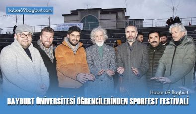 Bayburt Üniversitesi Öğrencilerinden Sporfest Festivali