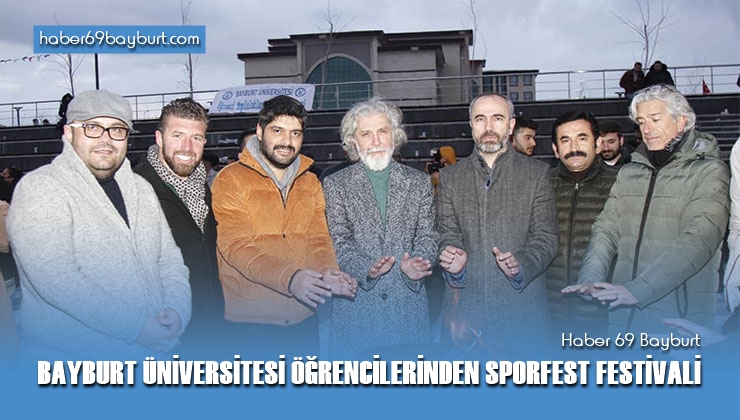 Bayburt Üniversitesi Öğrencilerinden Sporfest Festivali