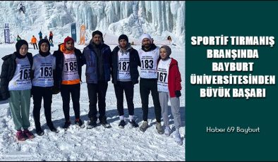 Sportif Tırmanış Branşında Bayburt Üniversitesinden Büyük Başarı