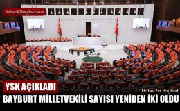 Bayburt Milletvekili Sayısı Yeniden İki Oldu