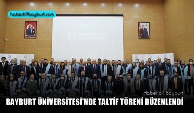 Bayburt Üniversitesi’nde Taltif Töreni Düzenlendi