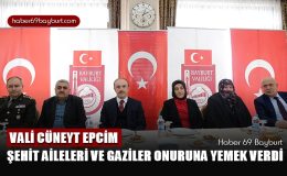 Vali Cüneyt Epcim Şehit Aileleri ve Gaziler Onuruna Yemek Verdi