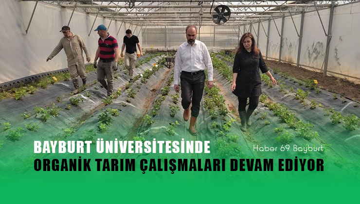 Bayburt Üniversitesinde Organik Tarım Çalışmaları Devam Ediyor