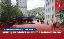 Jandarma Teşkilatı’nın 183’üncü Kuruluş Yıl Dönümü Dolayısıyla Tören Düzenlendi.