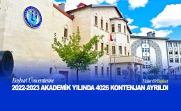 Bayburt Üniversitesine 2022-2023 Akademik Yılında 4026 Kontenjan Ayrıldı