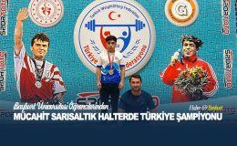 Bayburt Üniversitesi Öğrencilerinden Mücahit Sarısaltık Halterde Türkiye Şampiyonu