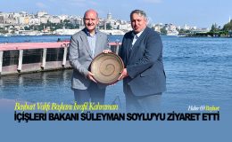 Bayburt Vakfı Başkanı İsrafil Kahraman İçişleri Bakanı Süleyman Soylu’yu Ziyaret Etti