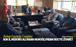 Bayburt Gazeteciler Cemiyetine, Bayburt SGK İl Müdürü Ali İhsan Nuhoğlu’ndan BGC’ye Ziyaret