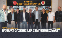 CHP Bayburt Heyetinden Bayburt Gazeteciler Cemiyeti’ne Ziyaret
