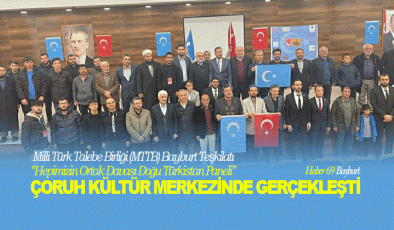 “Hepimizin Ortak Davası Doğu Türkistan Paneli” Çoruh Kültür Merkezinde Gerçekleşti