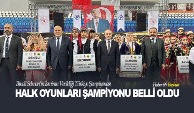 Binali Selman’ın İsminin Verildiği Türkiye Şampiyonası Halk Oyunları Şampiyonu Belli Oldu