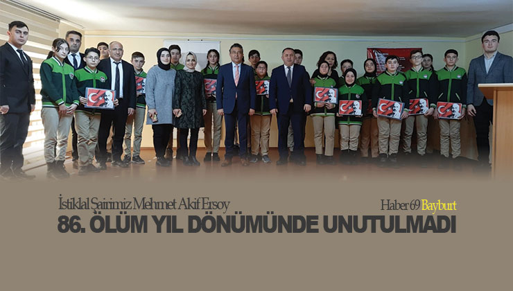 İstiklal Şairimiz Mehmet Akif Ersoy 86. Ölüm Yıl Dönümünde Unutulmadı