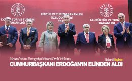 Kenan Yavuz Etnografya Müzesi Özel Ödülünü Cumhurbaşkanı Erdoğan’ın Elinden Aldı
