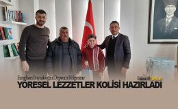 Emirhan Bayrakoğlu Deprem Bölgesine Yöresel Lezzetler Kolisi Hazırladı