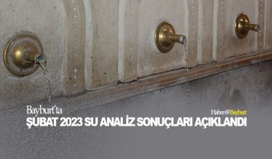 Bayburt’ta Şubat 2023 Su Analiz Sonuçları Açıklandı
