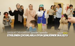 Bayburt Üniversitesi Öğrencileri Depremden Etkilenen Çocuklarla Oyun Şenliğinde Buluştu