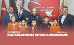 Polis Haftası’nda Öğrenciler Emniyet Mensuplarını Unutmadı