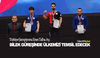 Türkiye Şampiyonu Enes Talha Ay, Bilek Güreşinde Ülkemizi Temsil Edecek