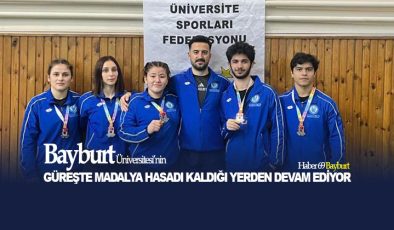 Bayburt Üniversitesinin Güreşte Madalya Hasadı Kaldığı Yerden Devam Ediyor