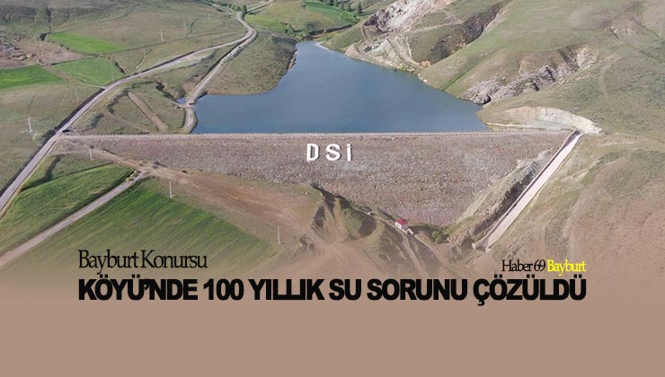Bayburt Konursu Köyü’nde “100 Yıllık Su Sorunu” Çözüldü