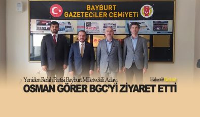 Yeniden Refah Partisi Bayburt Milletvekili Adayı Osman Görer BGC’yi Ziyaret Etti