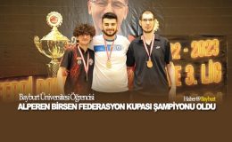 Bayburt Üniversitesi Öğrencisi Alperen Birsen Federasyon Kupası Şampiyonu Oldu
