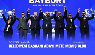 AK Parti Bayburt Belediyesi Başkanı Adayı Mete Memiş Oldu