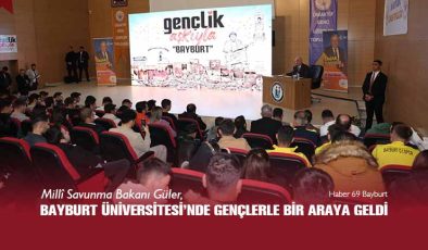 Yaşar Güler, Bayburt Üniversitesi’nde Gençlerle Bir Araya Geldi