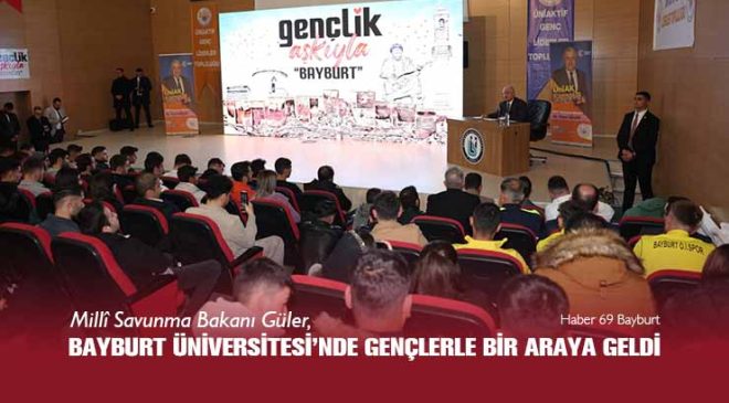 Yaşar Güler, Bayburt Üniversitesi’nde Gençlerle Bir Araya Geldi