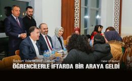 Bayburt Valisi Mustafa Eldivan Öğrencilerle İftarda Bir Araya Geldi