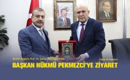 BDDK Başkanı Kavcıoğlu’ndan Başkan Pekmezciye Ziyaret