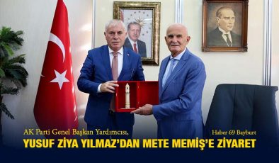 AK Parti Genel Başkan Yardımcısı, Yusuf Ziya Yılmaz’dan Memiş’e Ziyaret