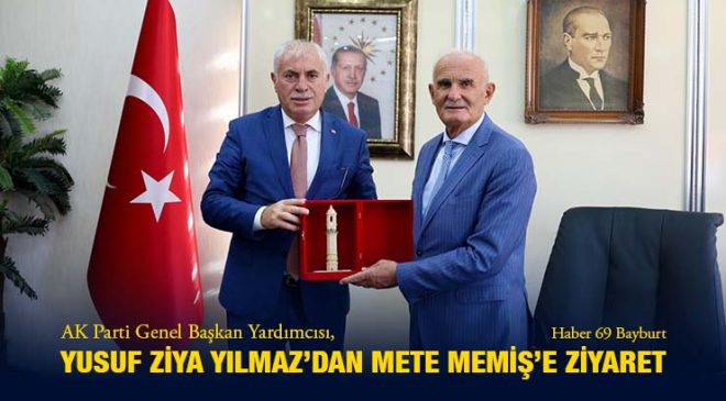 AK Parti Genel Başkan Yardımcısı, Yusuf Ziya Yılmaz’dan Memiş’e Ziyaret