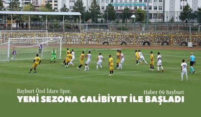 Bayburt Özel İdare Spor, Sezona Galibiyet İle Başladı