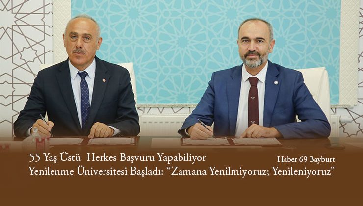 Bayburt Üniversitesi, ‘Yenilenme Üniversitesi’ Projesini Başlattı