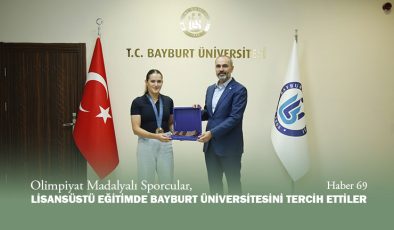 Olimpiyat Madalyalı Sporcular, Lisansüstü Eğitimde Bayburt Üniversitesini Tercih Ettiler