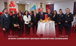 Bayburt’ta 29 Ekim Cumhuriyet Bayramı Resepsiyonu Düzenlendi