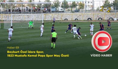 Bayburt Özel İdare Spor Geriden Gelip 1 Puanı Aldı: Maç Sonu Olaylar Çıktı!