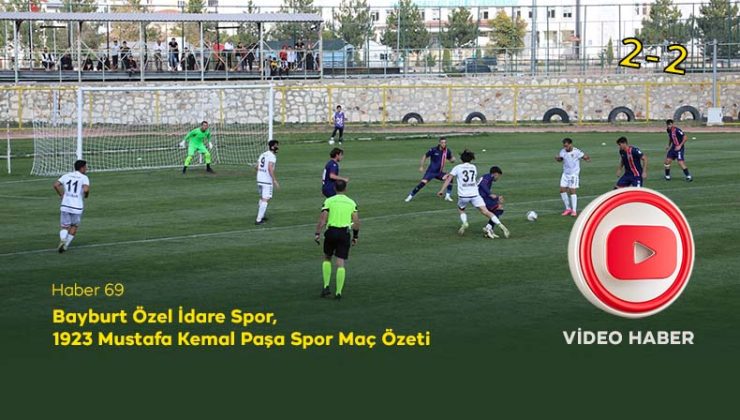 Bayburt Özel İdare Spor Geriden Gelip 1 Puanı Aldı: Maç Sonu Olaylar Çıktı!