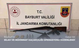 Bayburt’ta Silah ve Mühimmat Kaçakçılığı Operasyonu Düzenlendi