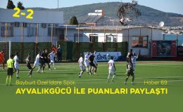 Bayburt Özel İdare Spor, Ayvalıkgücü İle Puanları Paylaştı