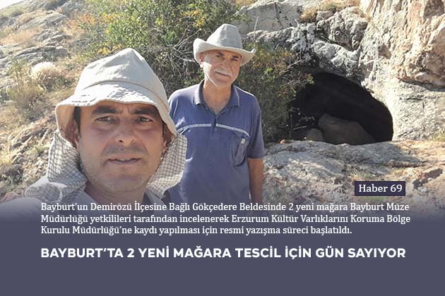 Bayburt’ta 2 Yeni Mağara Tescil İçin Gün Sayıyor