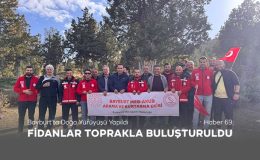 Bayburt’ta Doğa Yürüyüşü Yapıldı Fidanlar Toprakla Buluşturuldu