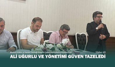 Ali Uğurlu ve Yönetimi Güven Tazeledi