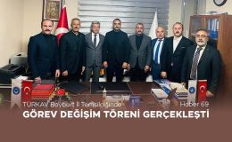 TÜRKAV Bayburt İl Temsilciğinde Görev Değişim Töreni Gerçekleşti