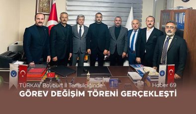 TÜRKAV Bayburt İl Temsilciğinde Görev Değişim Töreni Gerçekleşti