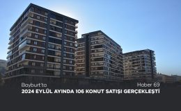 Bayburt’ta 2024 Eylül Ayında 106 Konut Satışı Gerçekleşti!